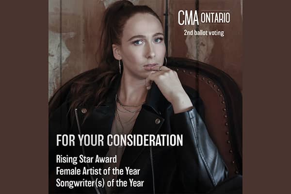 Shae Dupuy - CMAO Awards 2nd Ballot Nominee